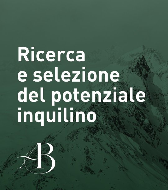 Ricerca e selezione del potenziale inquilino